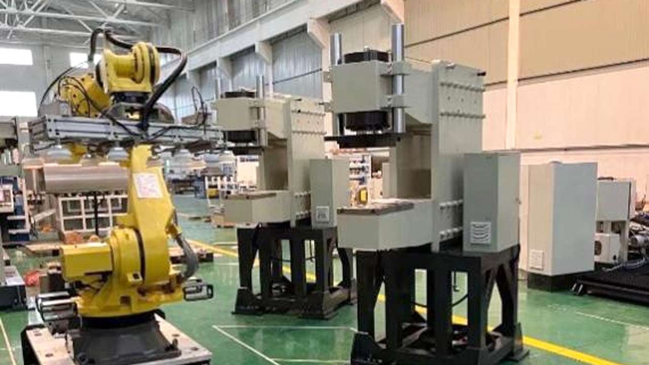 重型汽車油箱鈑金生產線壓機